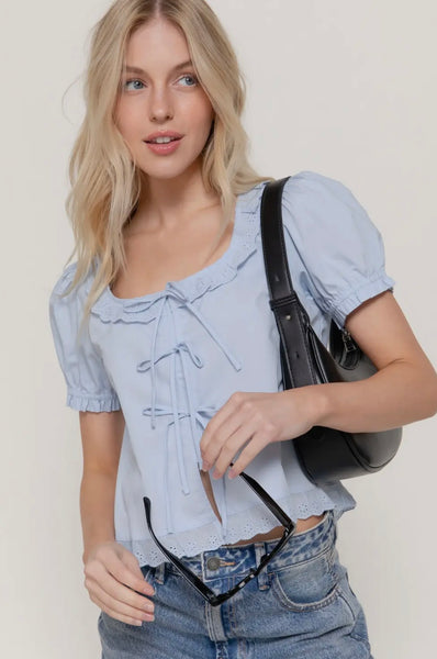 Short Sleeve Square Neck